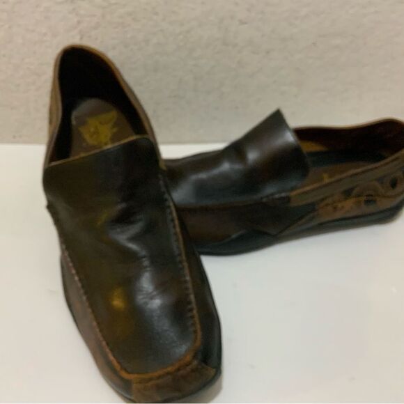 Skechers Mens Loafers Driving Moccasin Casual Slip On Leather Brown Size 9.5 main image 8